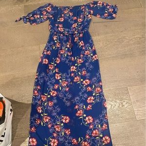 Long floral dress